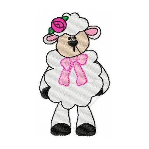 Mouton fleur